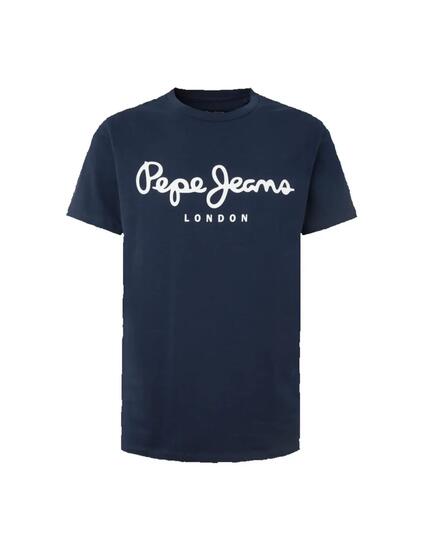 Maglietta da uomo Pepe jeans Original stretch Marino.