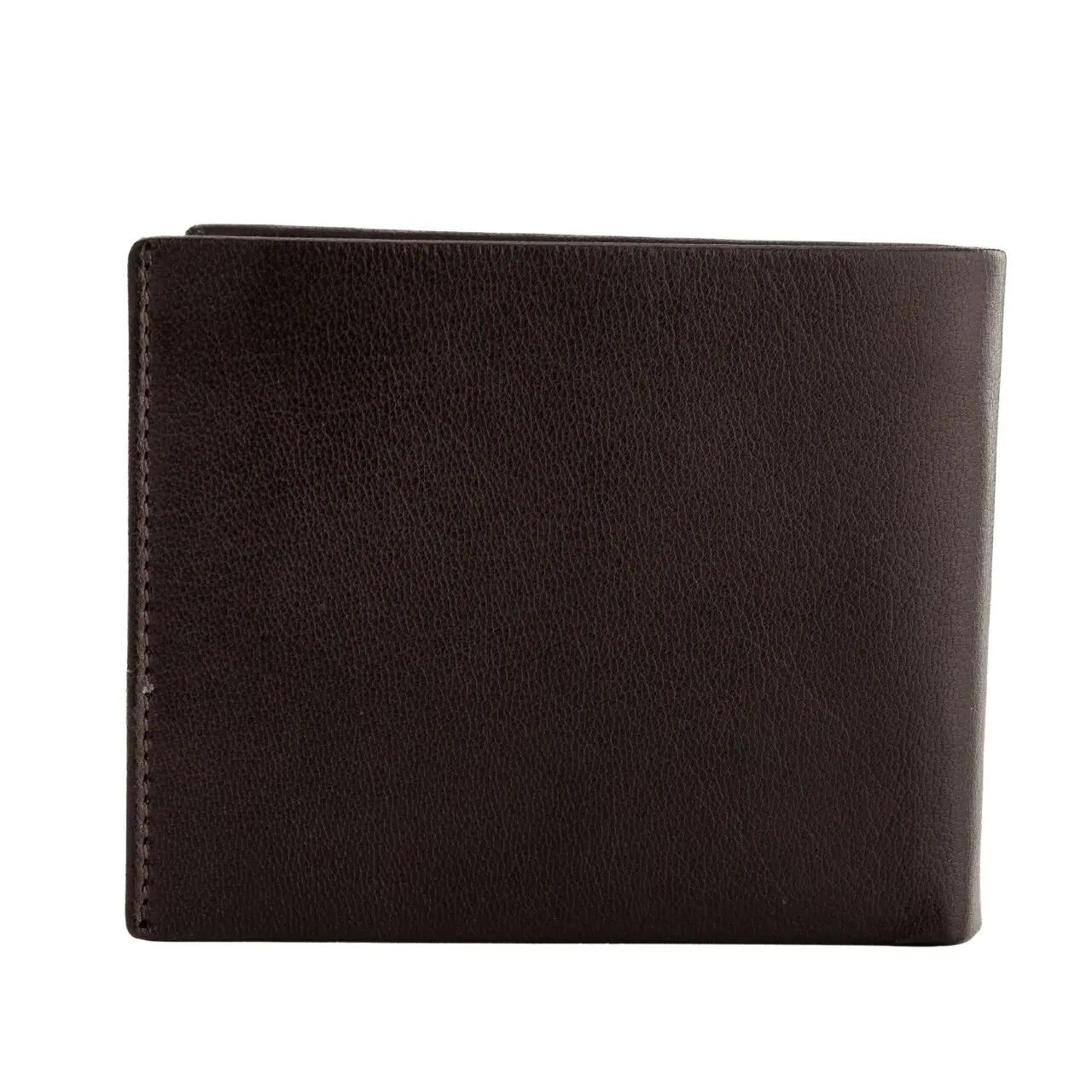 Herenportemonnee WINGS van natuurlijk geitenleer Brown 5/6