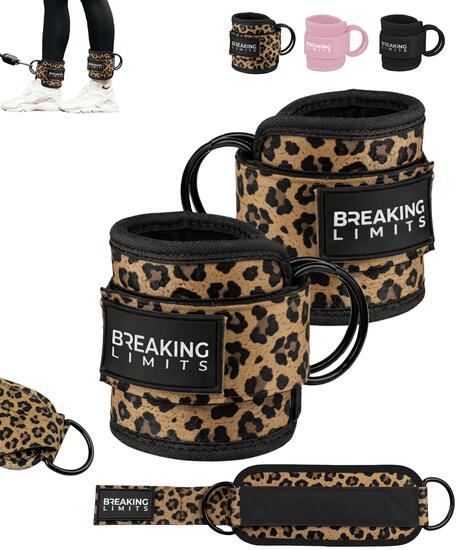 Ankle Straps Fitness – Enkelband – Enkel Straps – Leopard