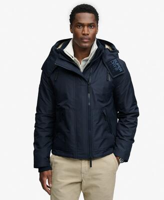 Superdry hooded arctic windcheater jas – loose fit, gerecycled polyester