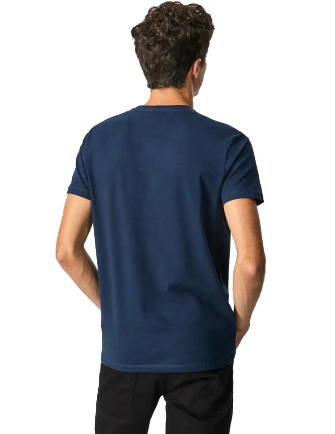 Maglietta da uomo Pepe jeans Original stretch Marino. 3/3