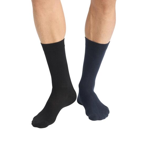 Lot de 2 paires de mi-chaussettes Homme Thermo