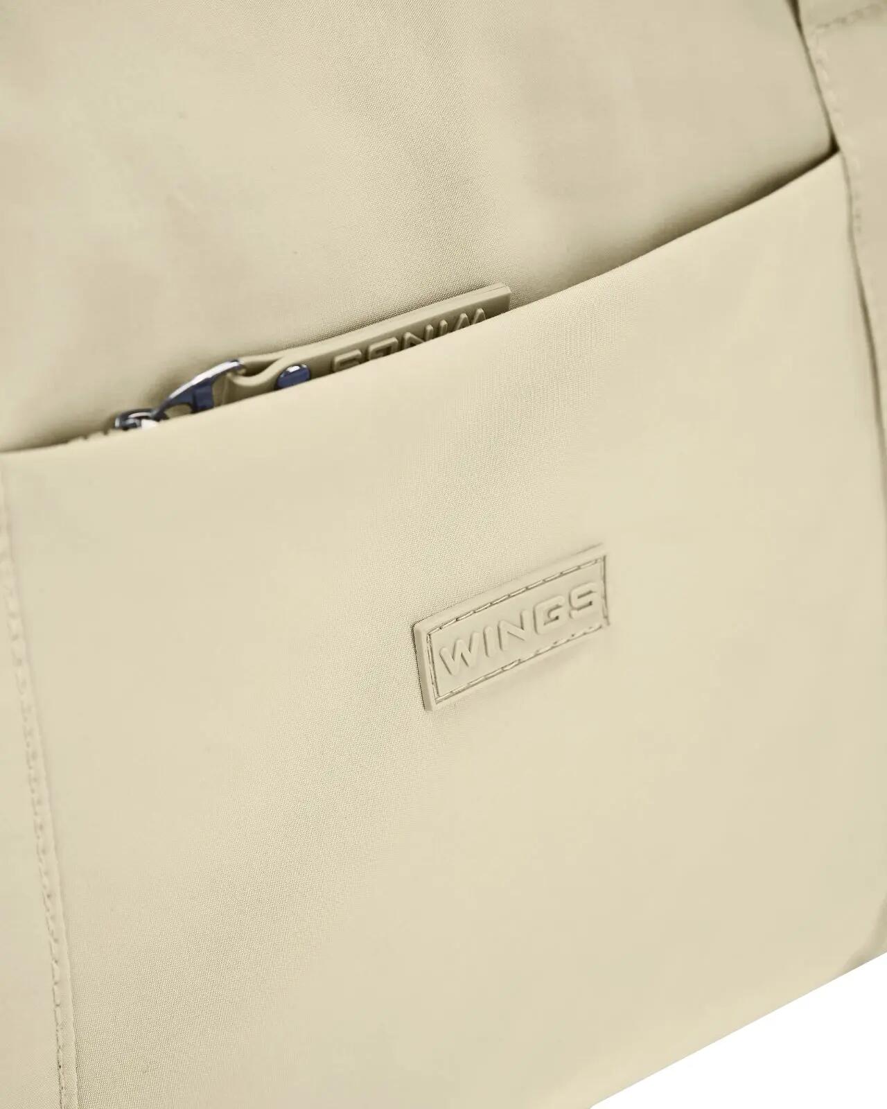 Sporttas WINGS SOLENNE met schoenenzak en riem voor koffer BEIGE 7/10