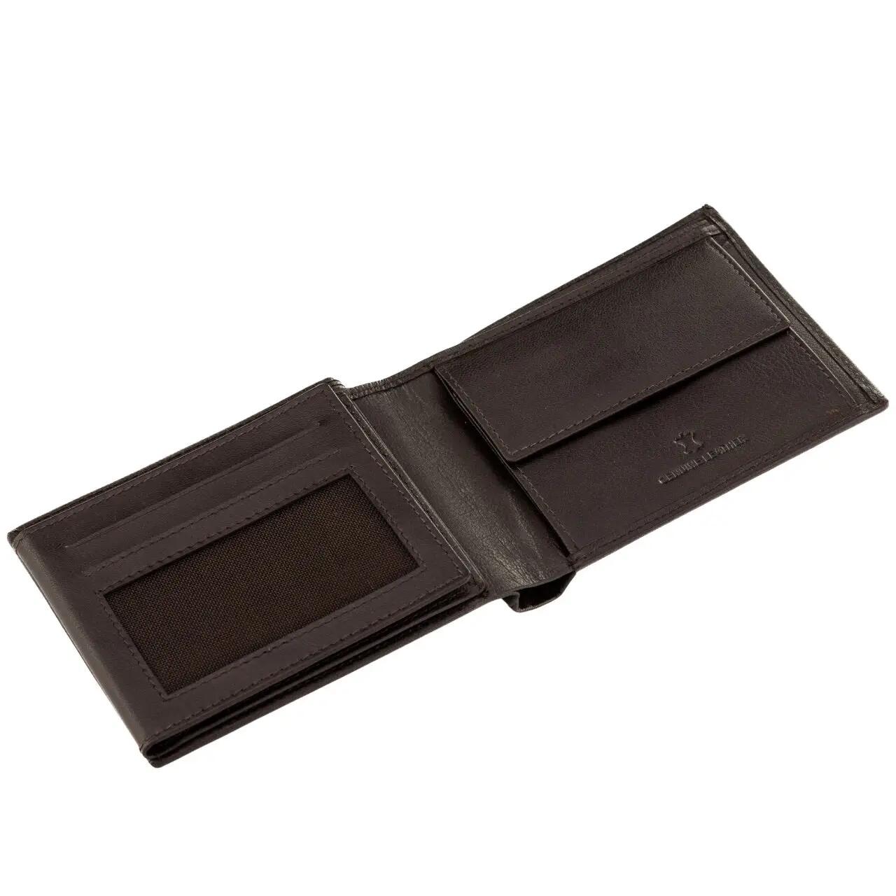 Herenportemonnee WINGS van natuurlijk geitenleer Brown 2/6