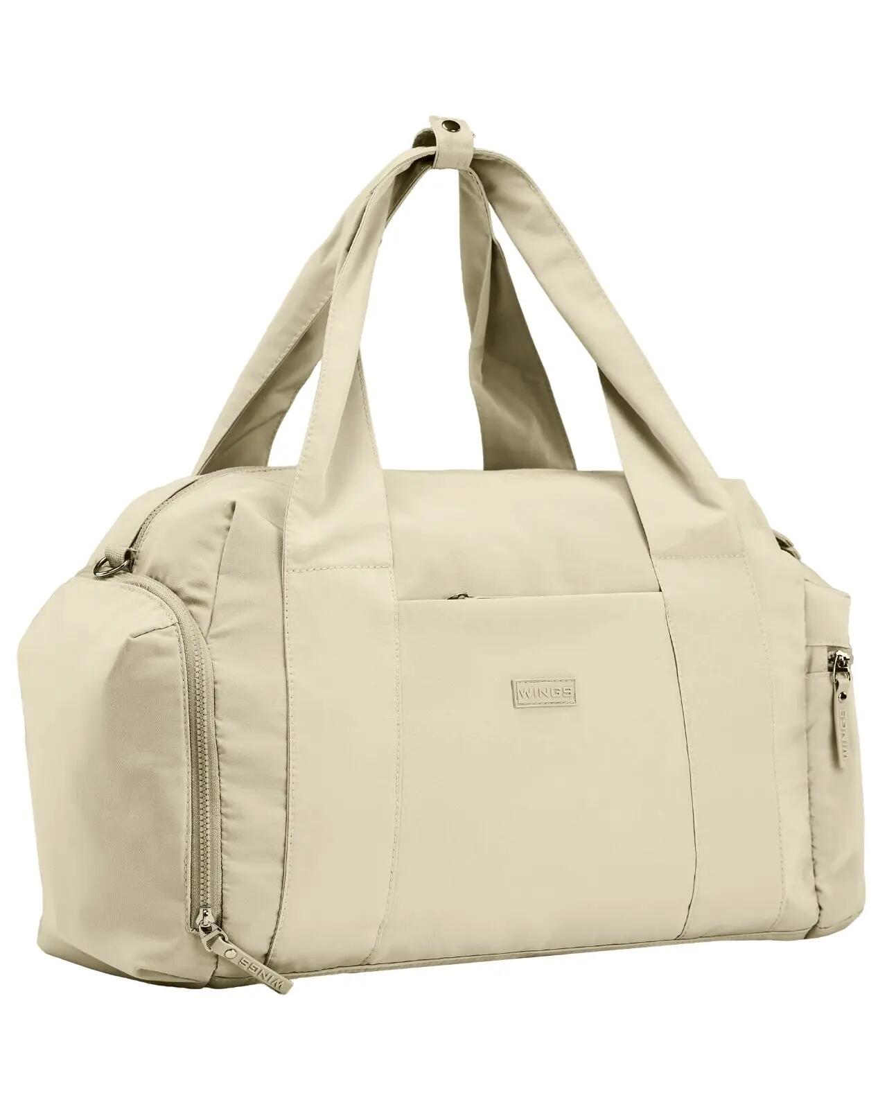 Sporttas WINGS SOLENNE met schoenenzak en riem voor koffer BEIGE 4/10