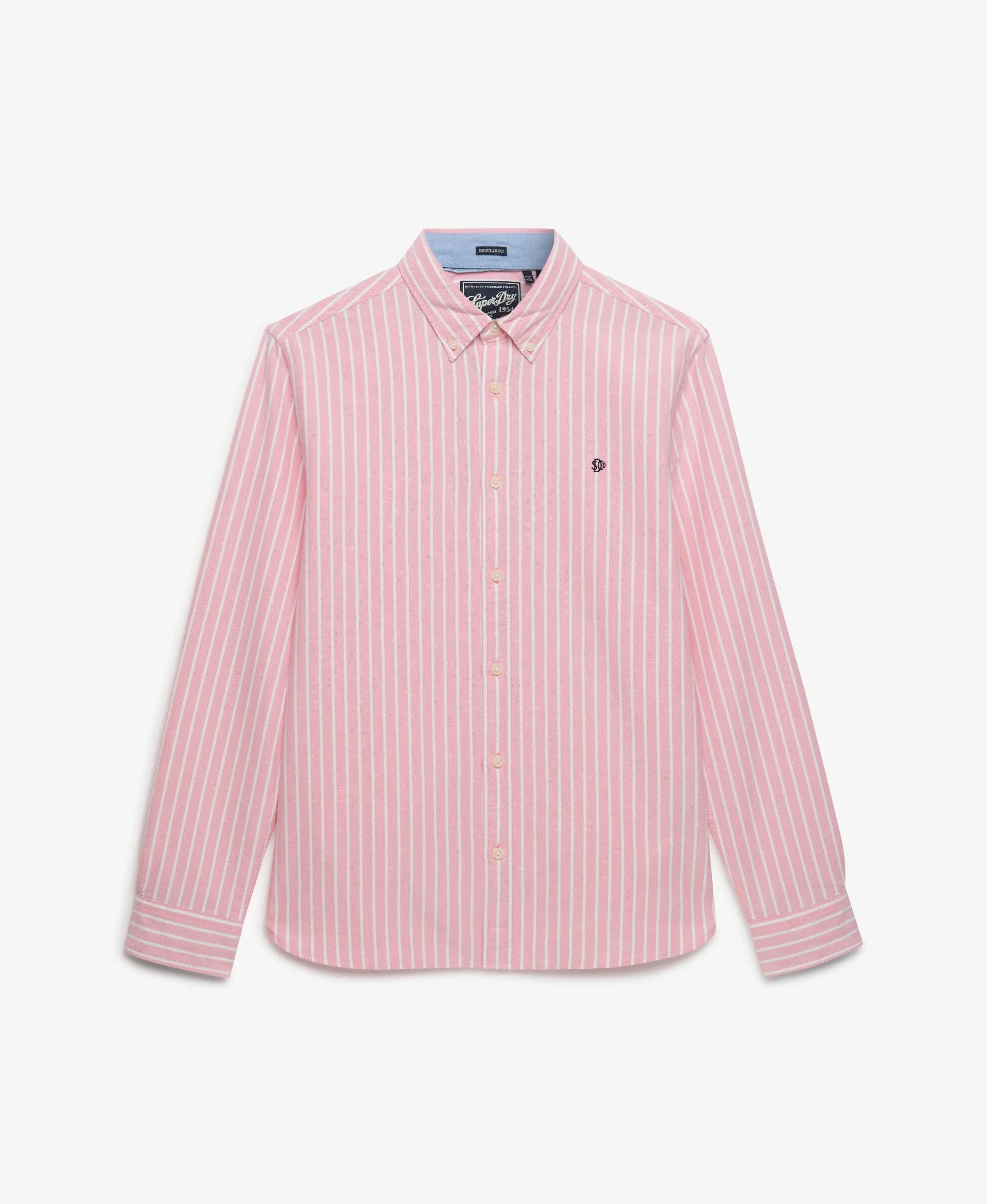superdry Camicia Preppy Oxford manica lunga in cotone biologico 6/6