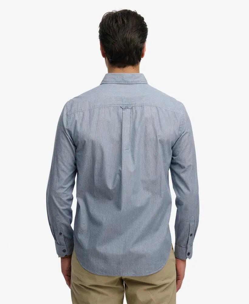 superdry Cut Away Poplin Langarmhemd aus Bio-Baumwolle 4/5
