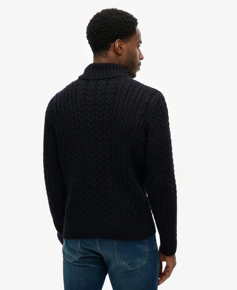 superdry Jersey Jacob con cuello vuelto y ochos — Cálido y cómodo 5/6