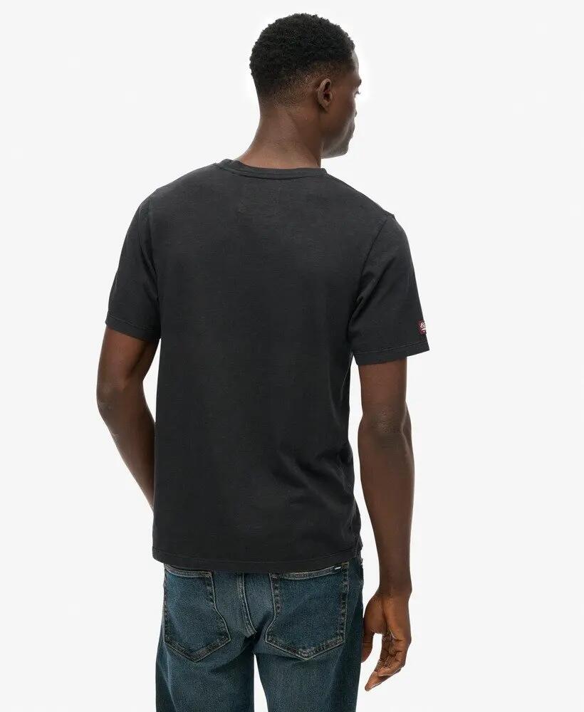 superdry Copper Label Relaxed T‑Shirt – 100% biologisch katoen, Washed Black 5/5