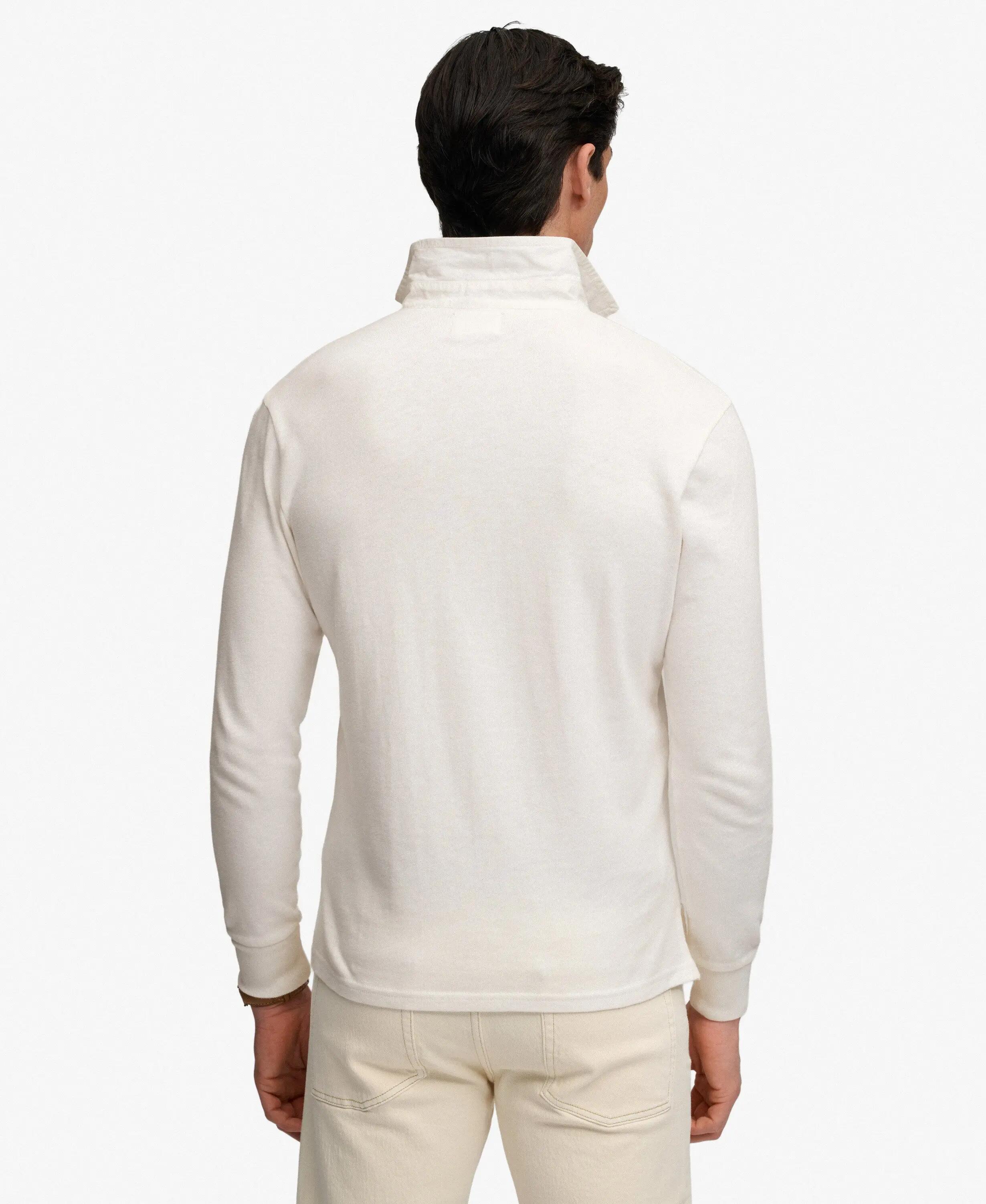superdry Classic Preppy Tee manches longues – coton 100% Bone White 5/7