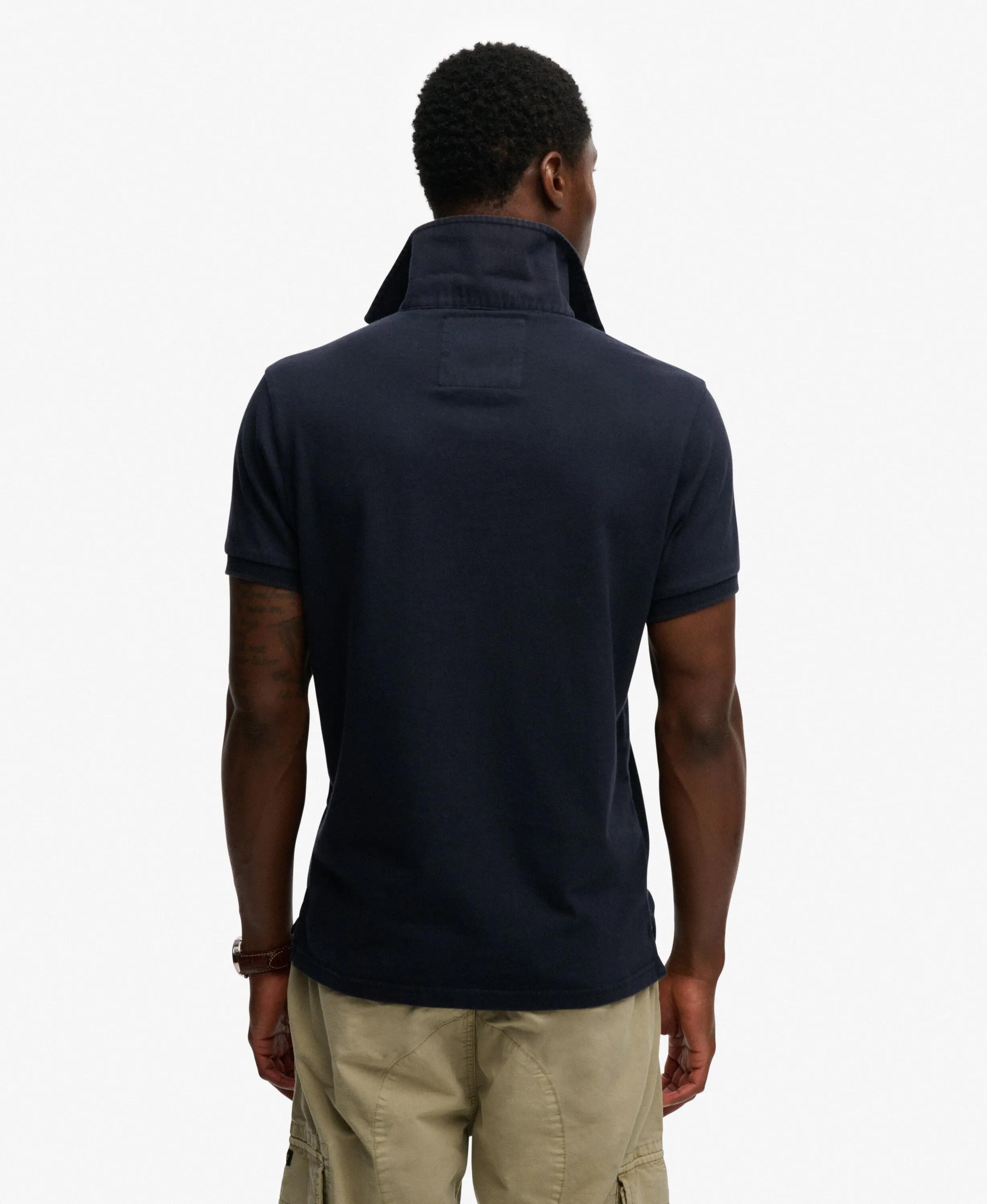 superdry Polo rugby manga corta Double Emblem en jersey 5/7