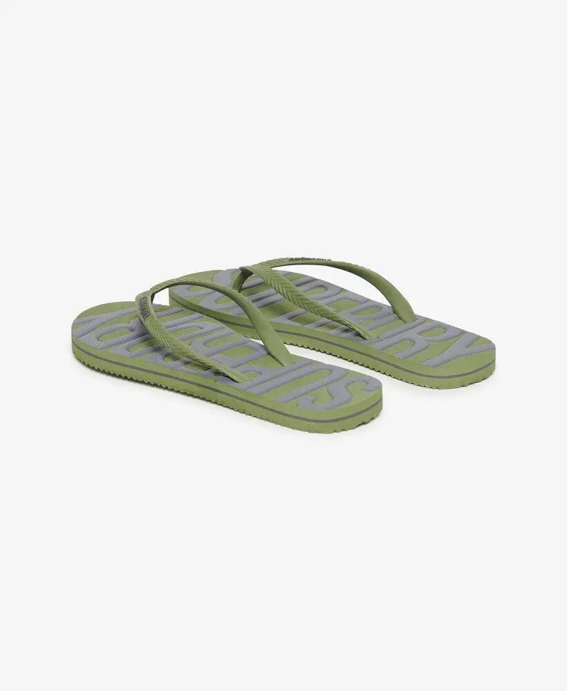 superdry Tongs Vintage en caoutchouc Olive Khaki 4/7