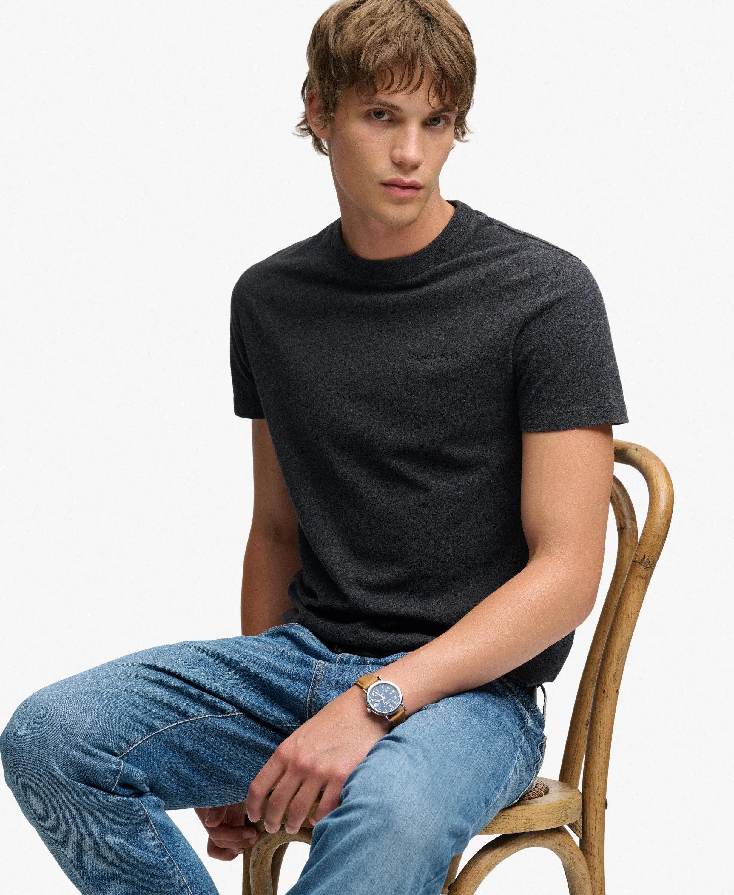 superdry T-shirt Essential Company Logo brodé – Coton biologique, coupe slim 2/7