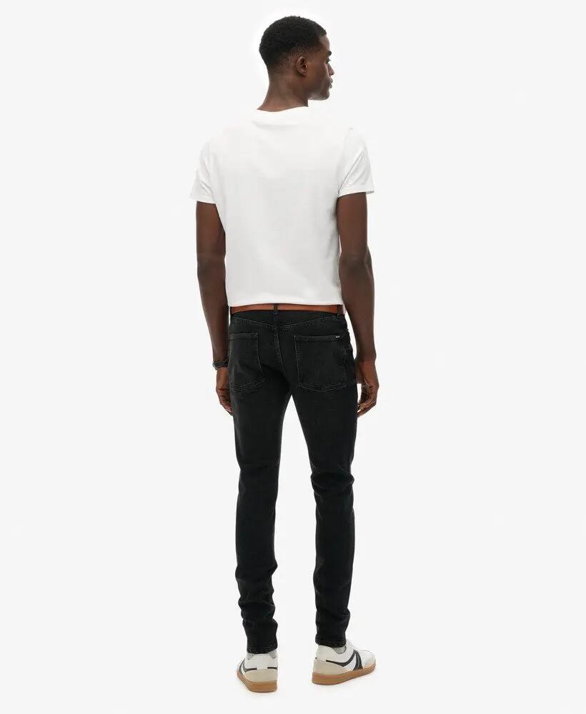 superdry Vintage Skinny Jeans en coton biologique noir usé 6/6