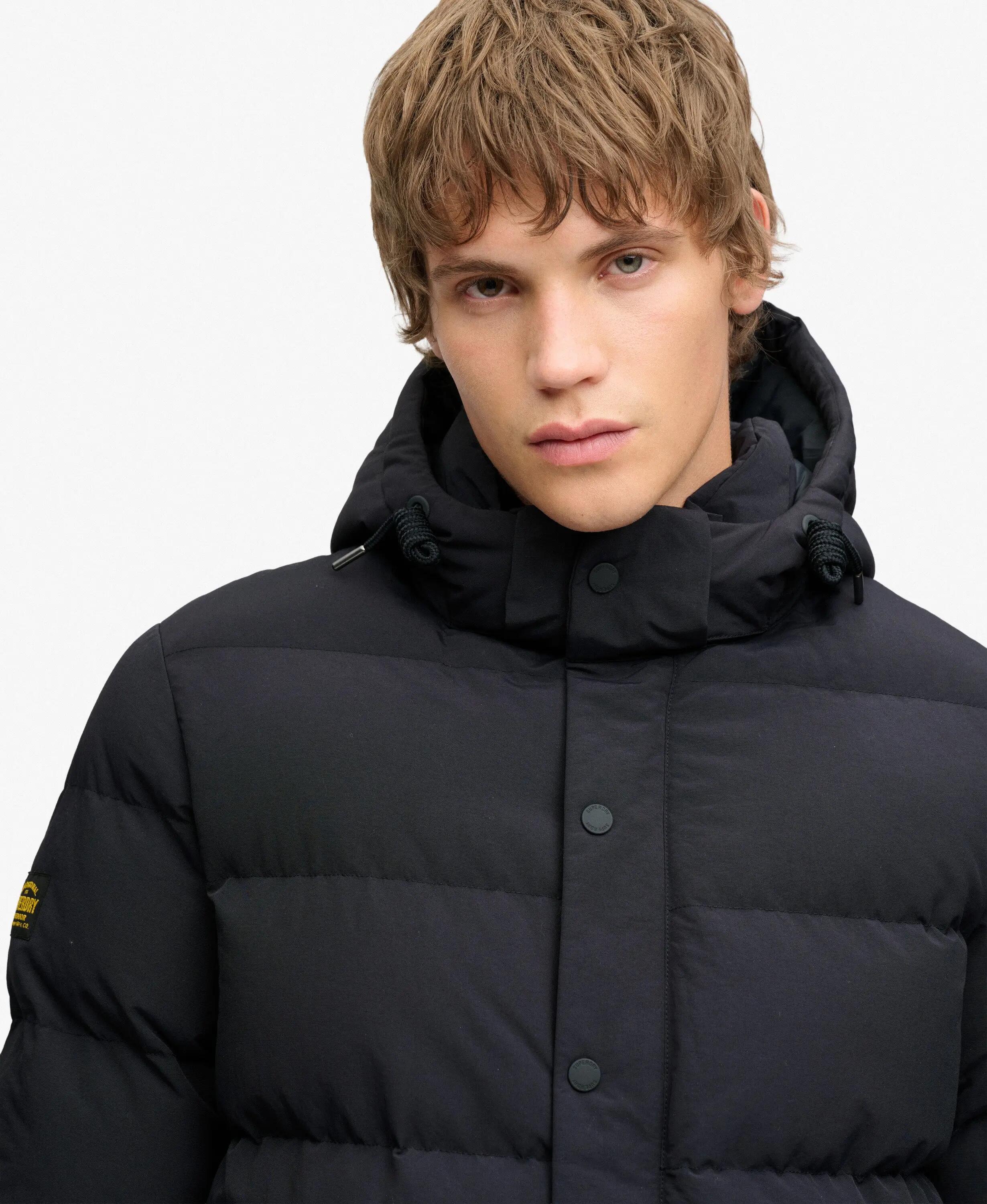 superdry Classic Everest Puffer jas van gerecycled nylon 5/7