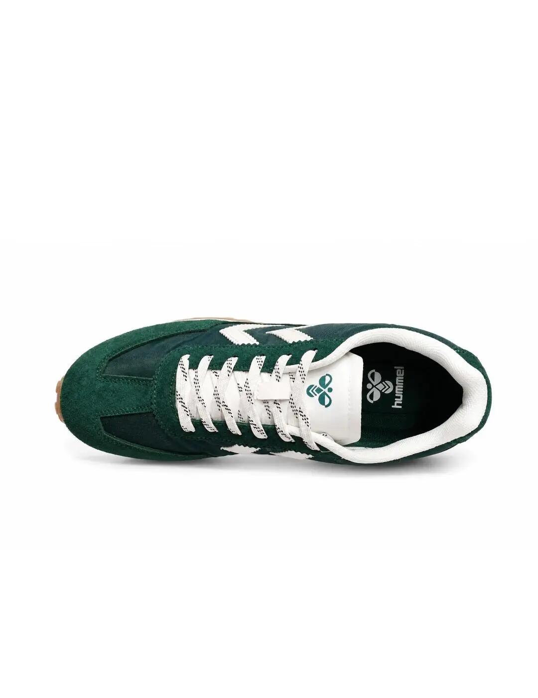 Sneakers uomo Hummel Milano Verde. 3/4