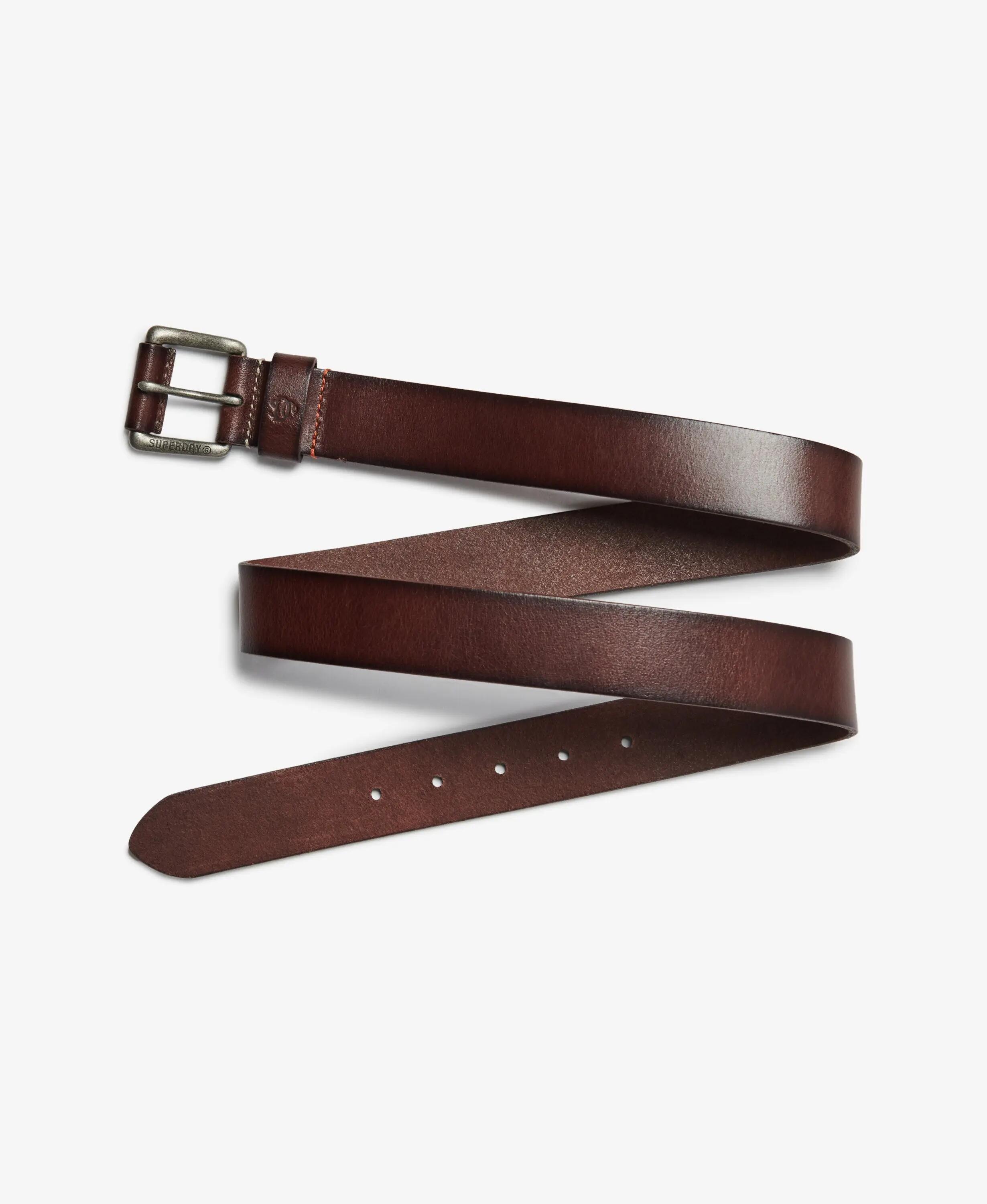 superdry Cinturón Classic de piel - 100% piel de búfalo 4/4