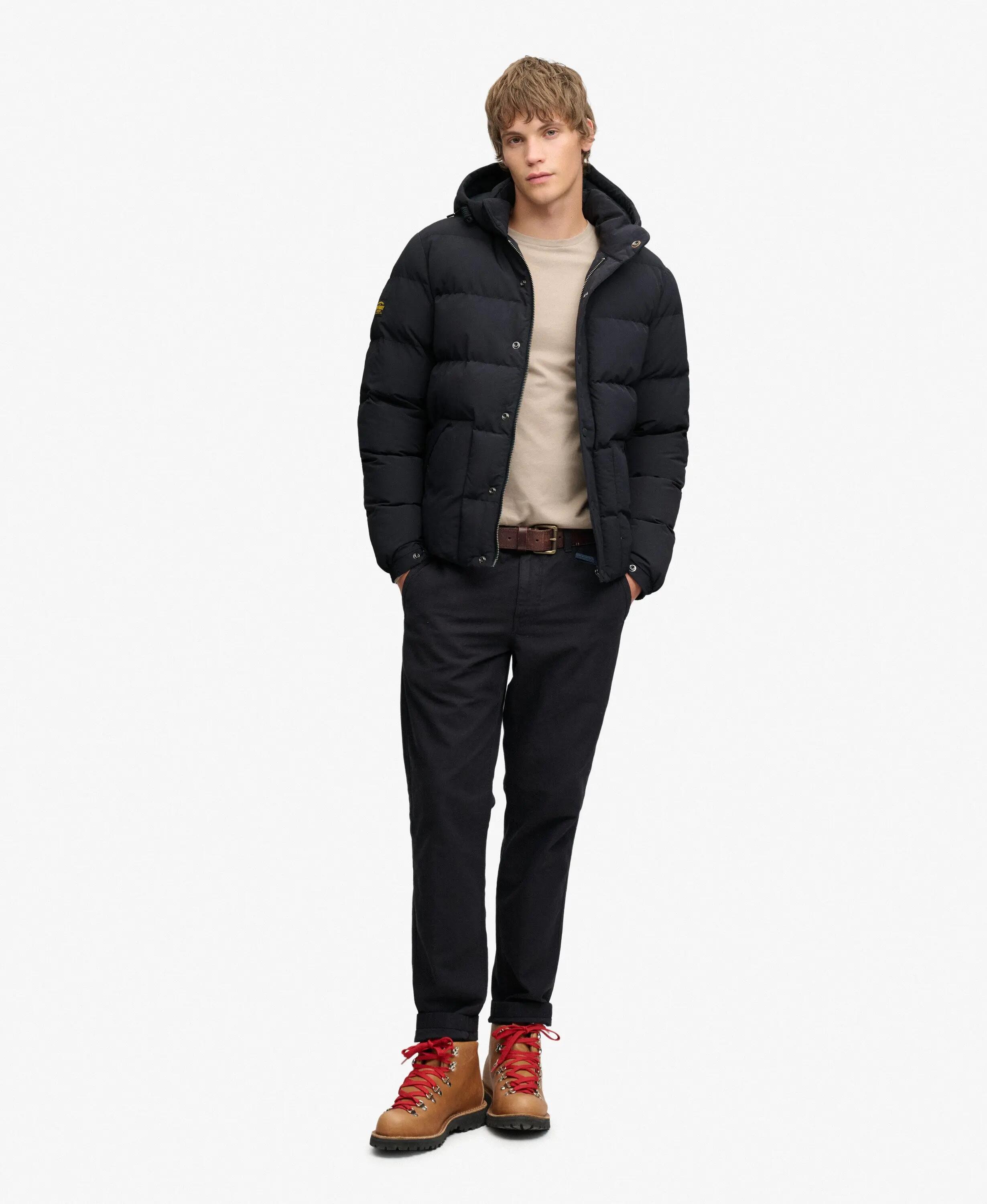 superdry Classic Everest Puffer jas van gerecycled nylon 3/7