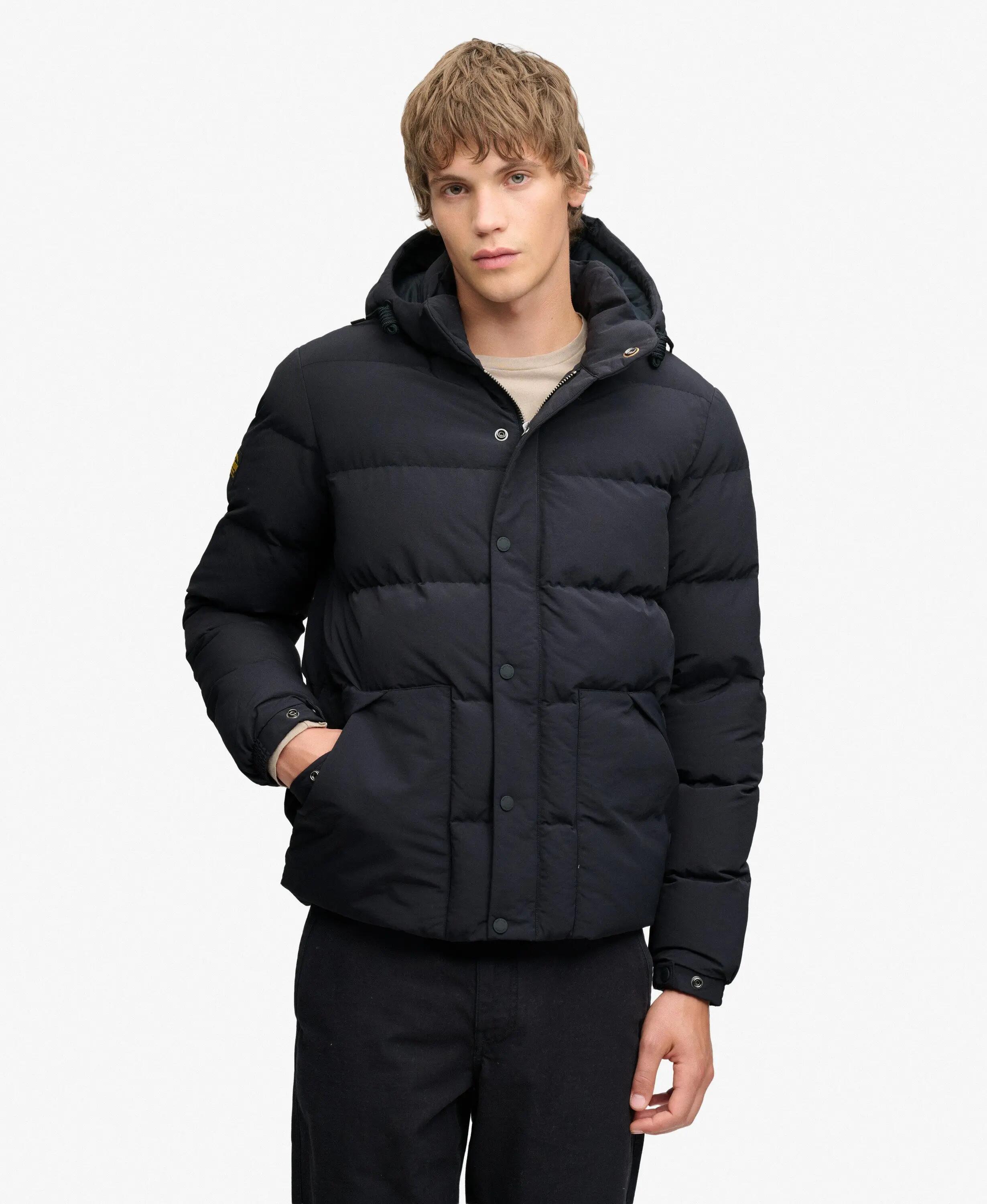 superdry Classic Everest Puffer jas van gerecycled nylon 2/7