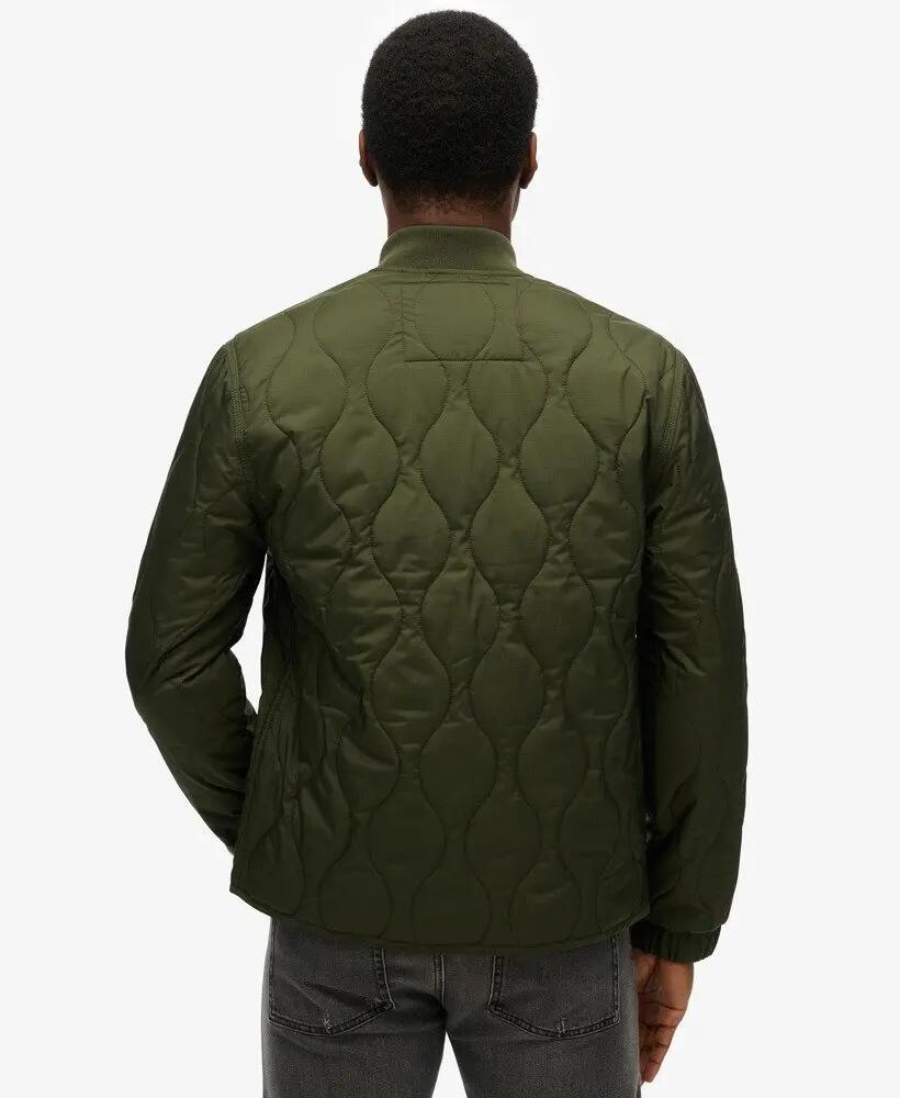 superdry Giacca Surplus Quilted Liner Olive Green 5/5