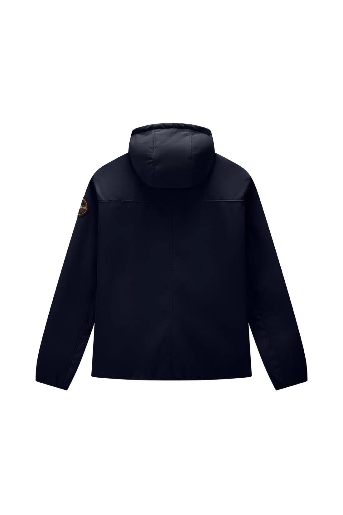 Jas - sportswear - Heren - Asherman - Regular, waterdicht, capuchon - Blauw navy 2/2