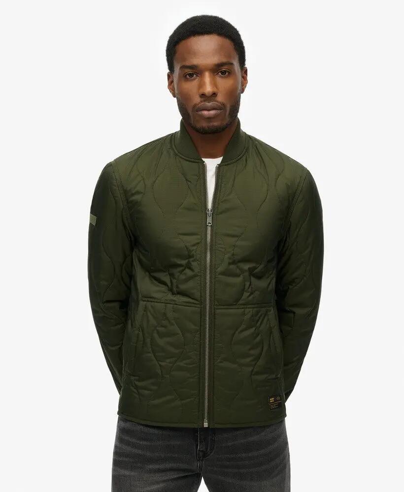 superdry Giacca Surplus Quilted Liner Olive Green 4/5