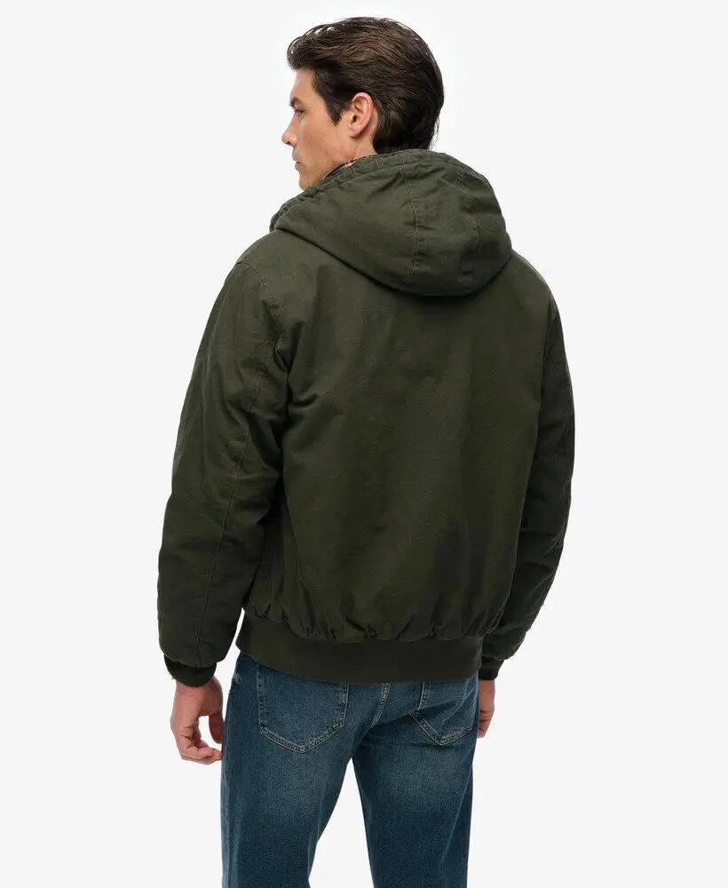 superdry Giacca con cappuccio Canvas Surplus in cotone imbottita leggera 6/7