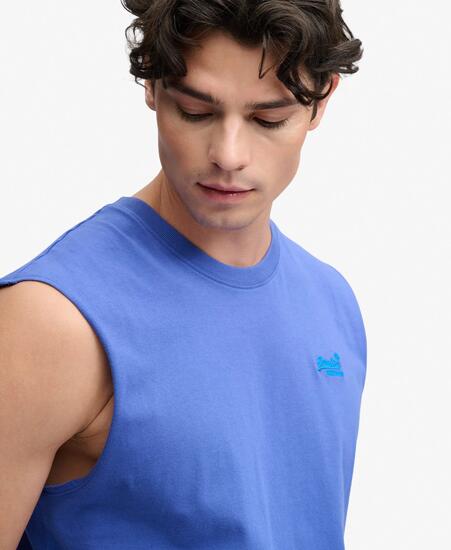 superdry Camiseta de tirantes Organic Cotton Essential Logo en algodón