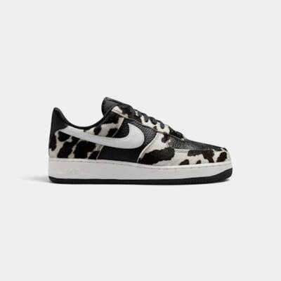 Nike air force 1 low cow print black (women's)