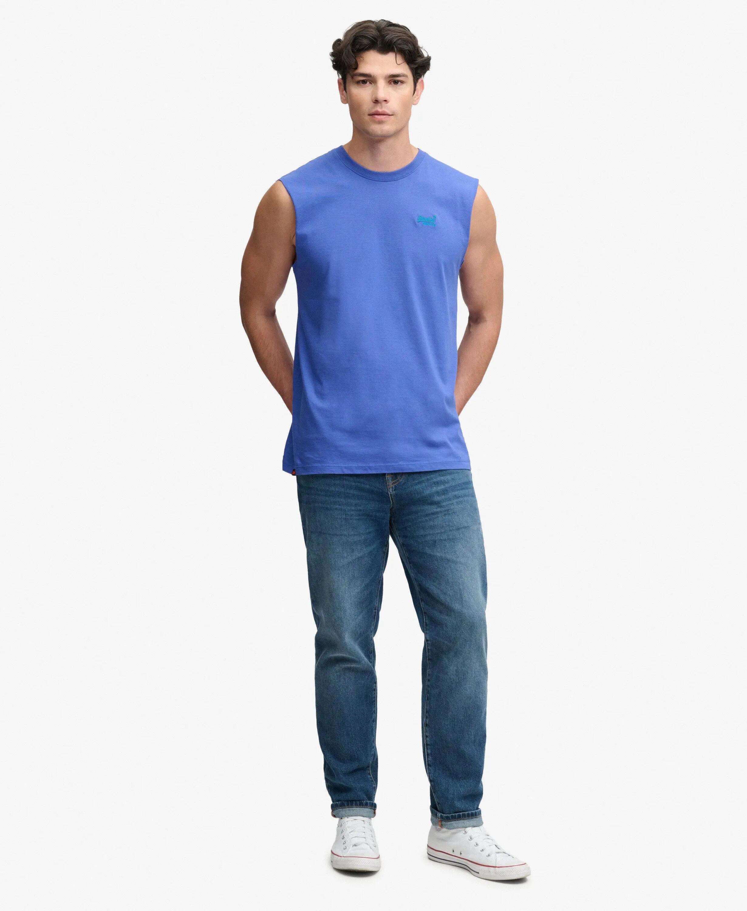 superdry Canotta Essential in Cotone Organico con Logo 4/5