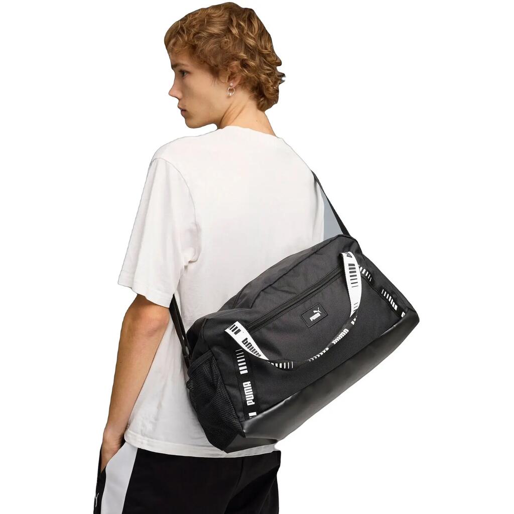 Bag Puma Phase Tape Small Sports Bag 22L, Black, Unisex