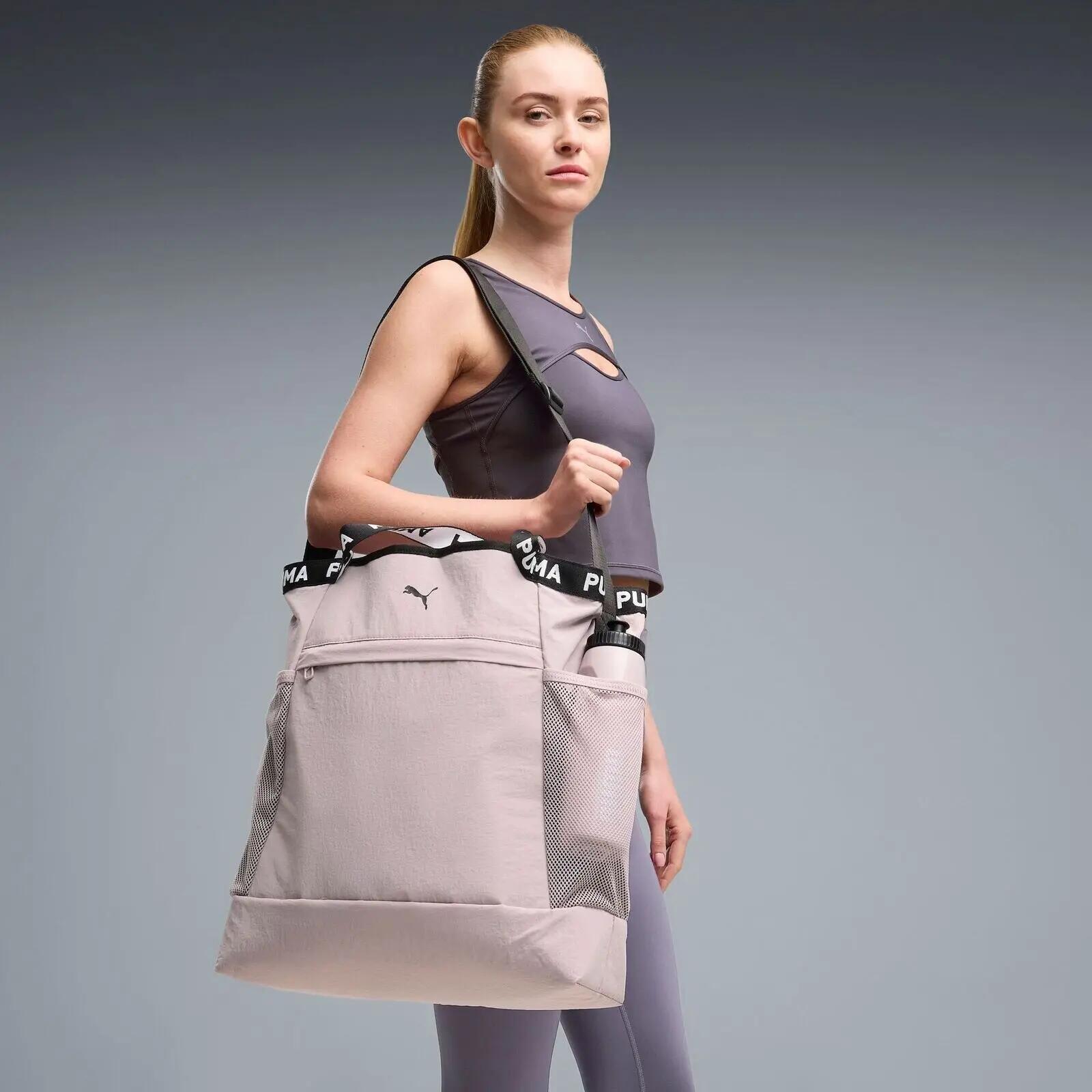 Tas Puma At Ess Tote Bag 26.5L, Paars, Dames 5/5
