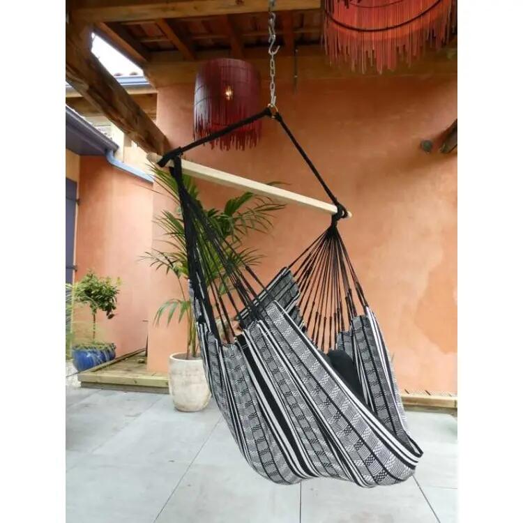 Tropical Hamac - Chaise hamac POLIGONO Noir XL 5/5