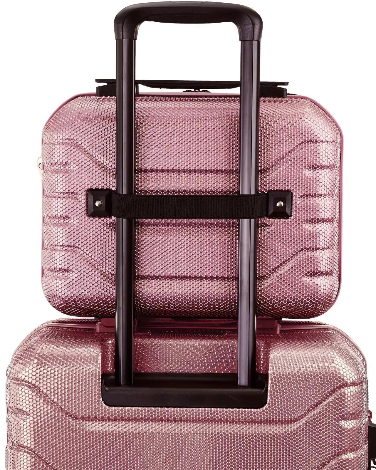 Wings CRAKE reiskoffer met toilettas 14" ROSE GOLD 7/10