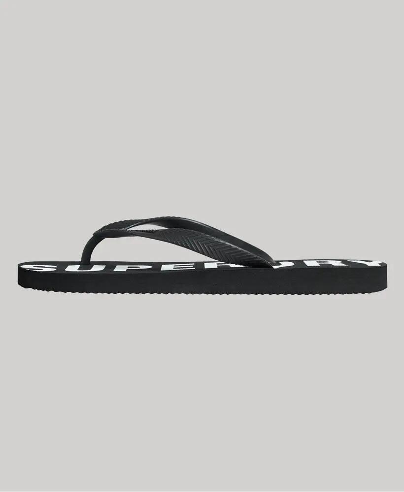 superdry Klapki Code Core Sport gumowe – Czarny/Biały 2/4