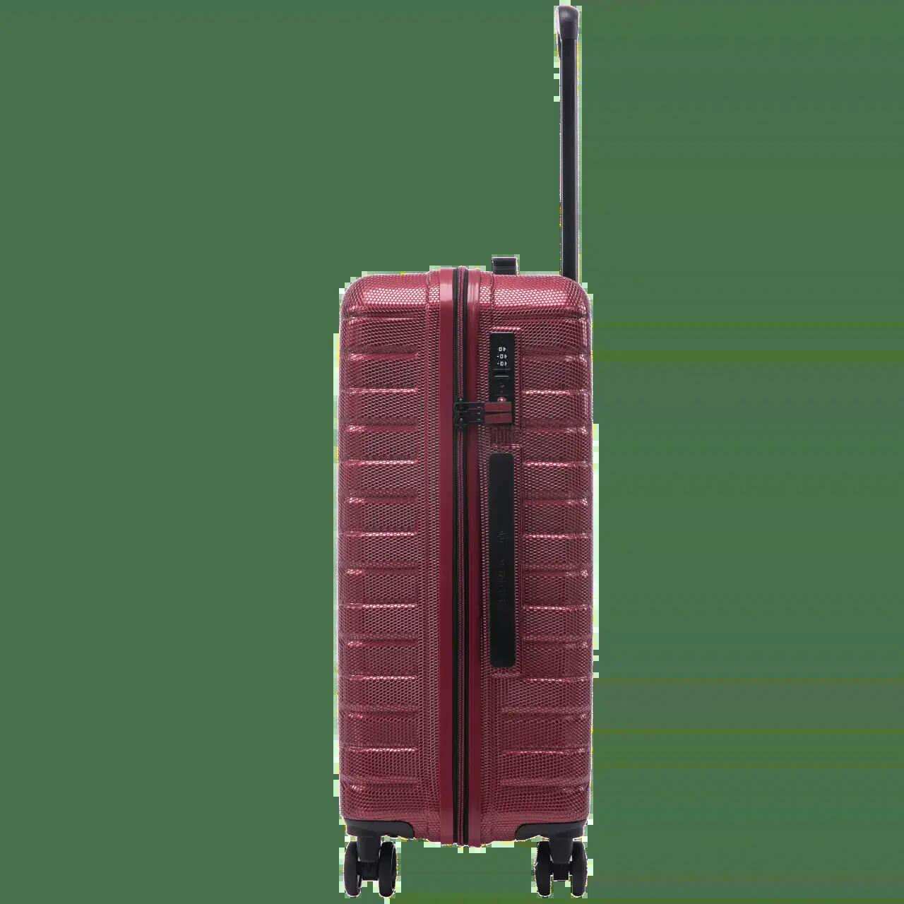 Ensemble de 3 valises Wings CRAKE POLYCARBONATE 100% ROUGE VIN S/M/L 5/10