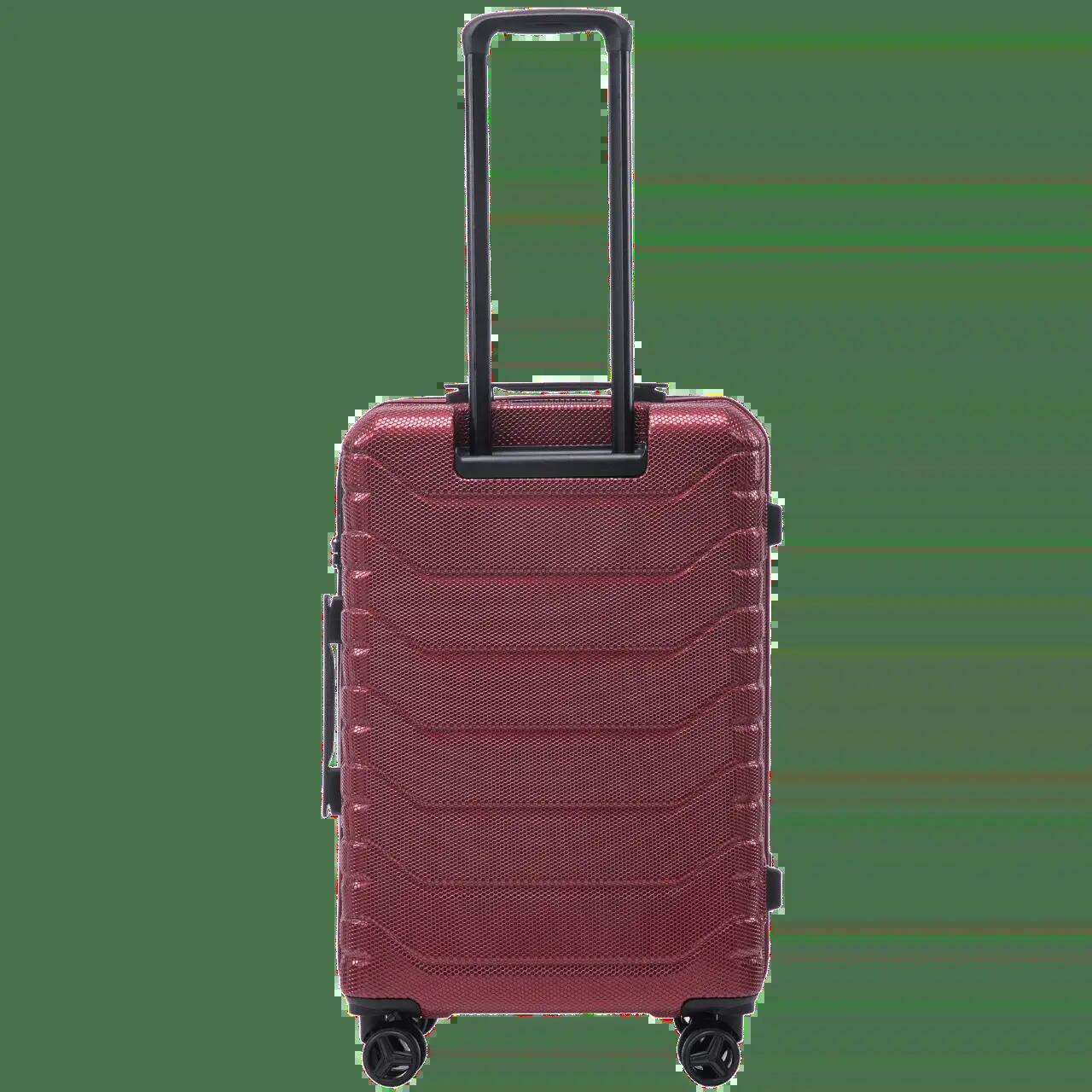 Ensemble de 3 valises Wings CRAKE POLYCARBONATE 100% ROUGE VIN S/M/L 4/10