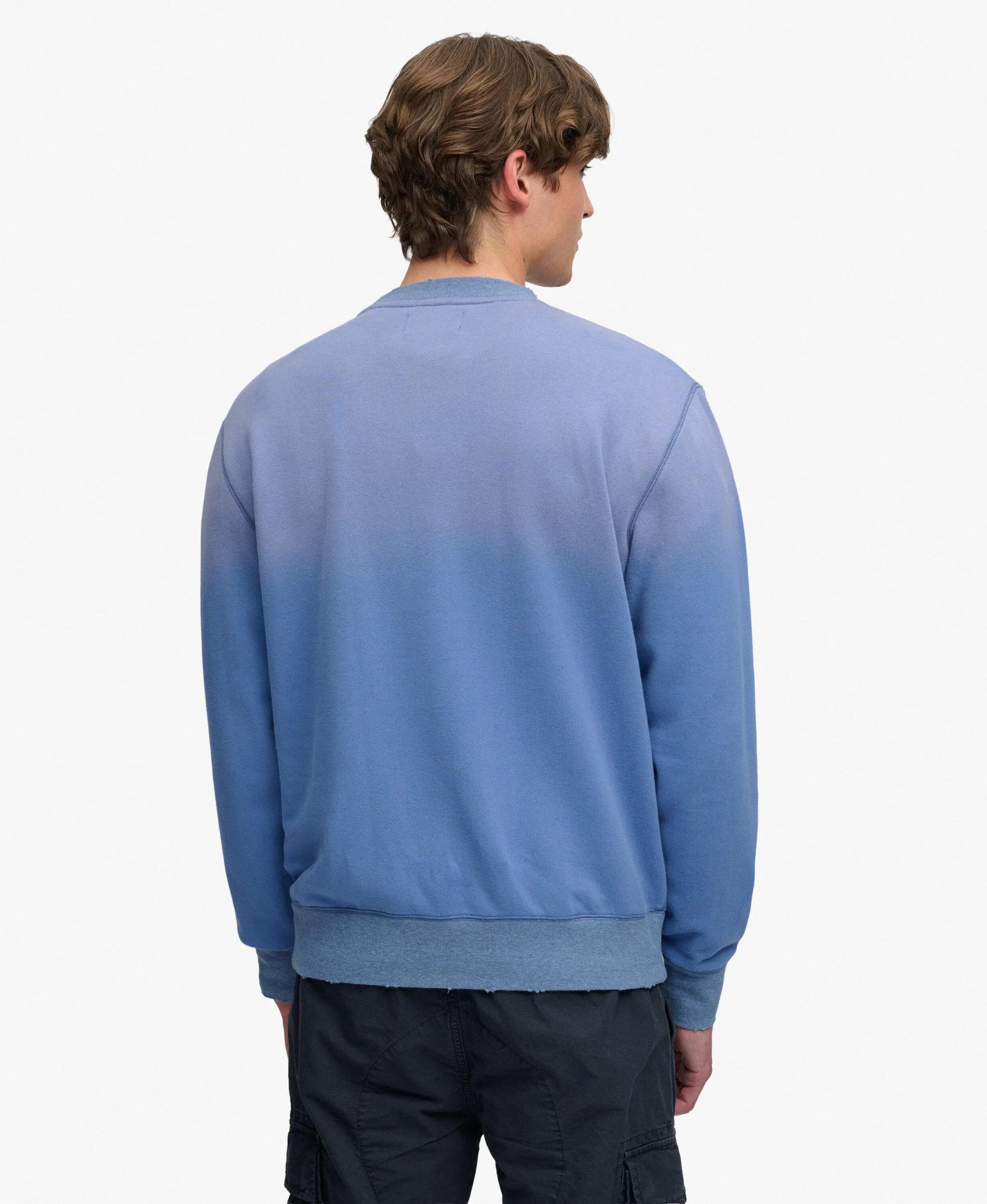 superdry Felpa Block Text Girocollo – Colony Blue 5/7
