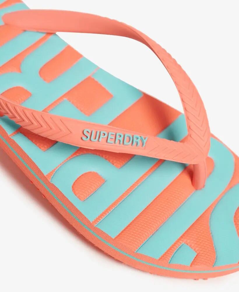 superdry Vintage Flip Flops en caoutchouc - CORAL 7/7
