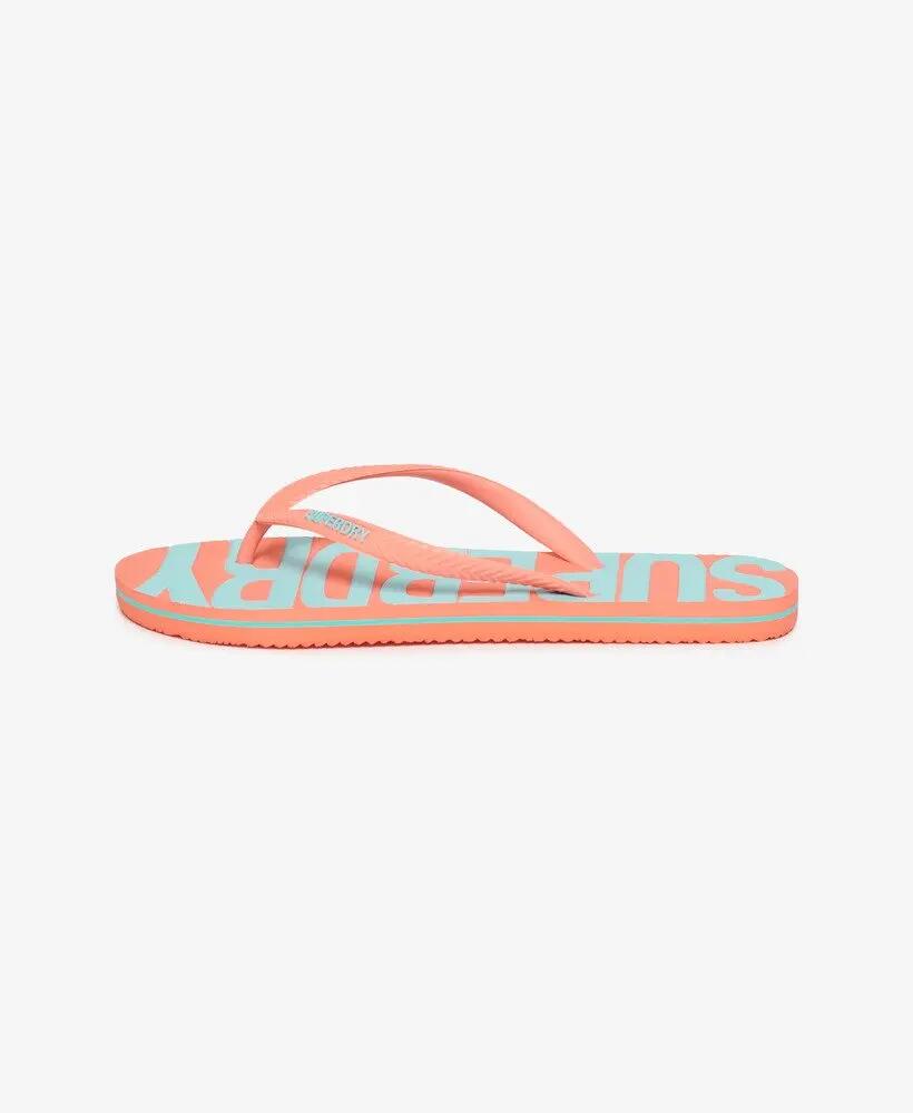 superdry Vintage Flip Flops en caoutchouc - CORAL 6/7
