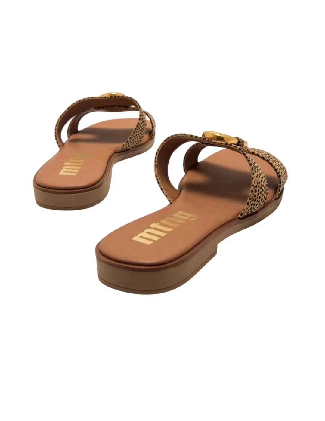 Sandalias para Mujer Mustang Punti  Marrón 4/4