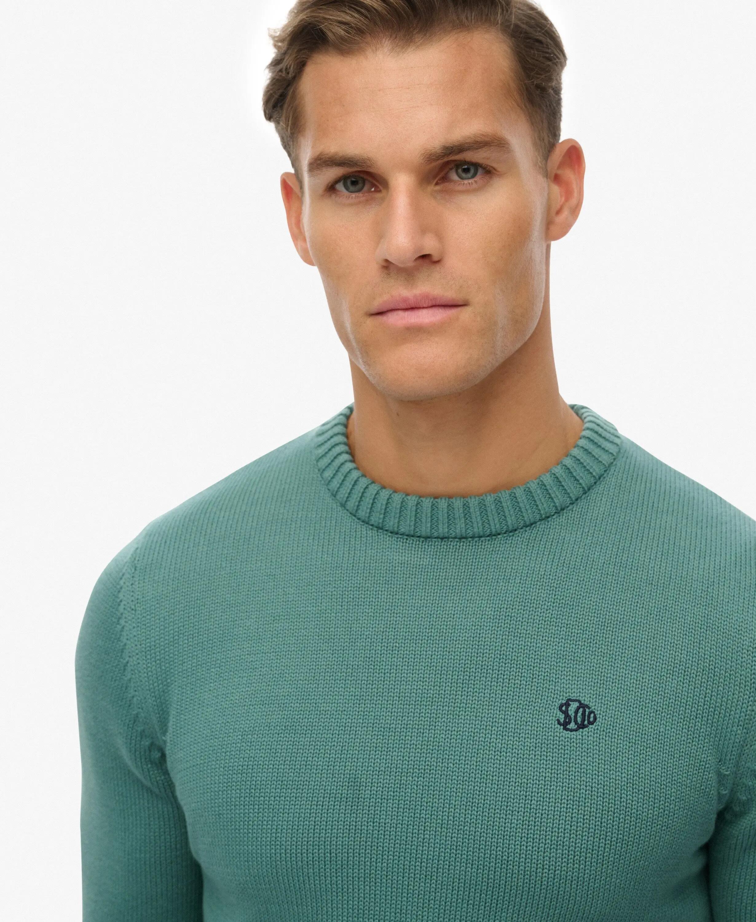 superdry Maglione Preppy in cotone – 100% cotone organico, vestibilità relaxed 4/6