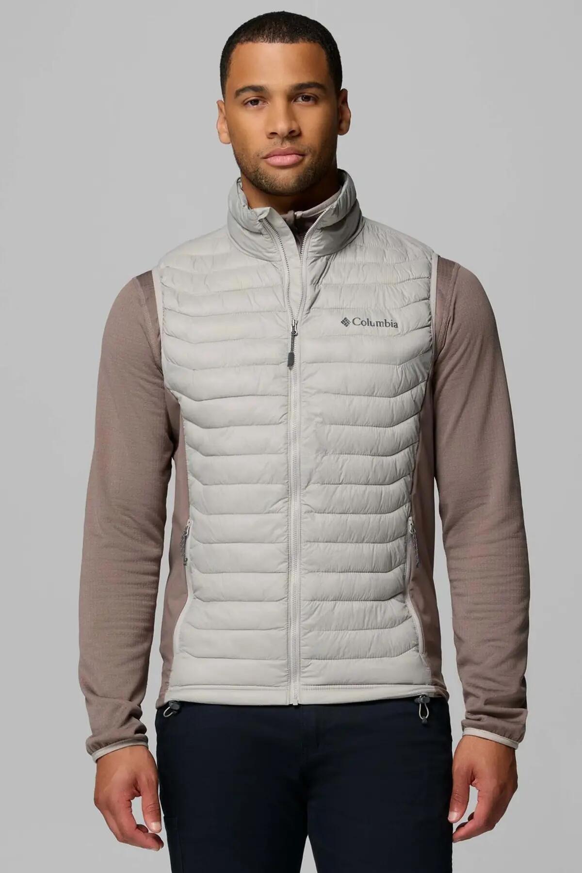Columbia Modelo Powder Pass Hybrid Vest Cor Cinza 4/5