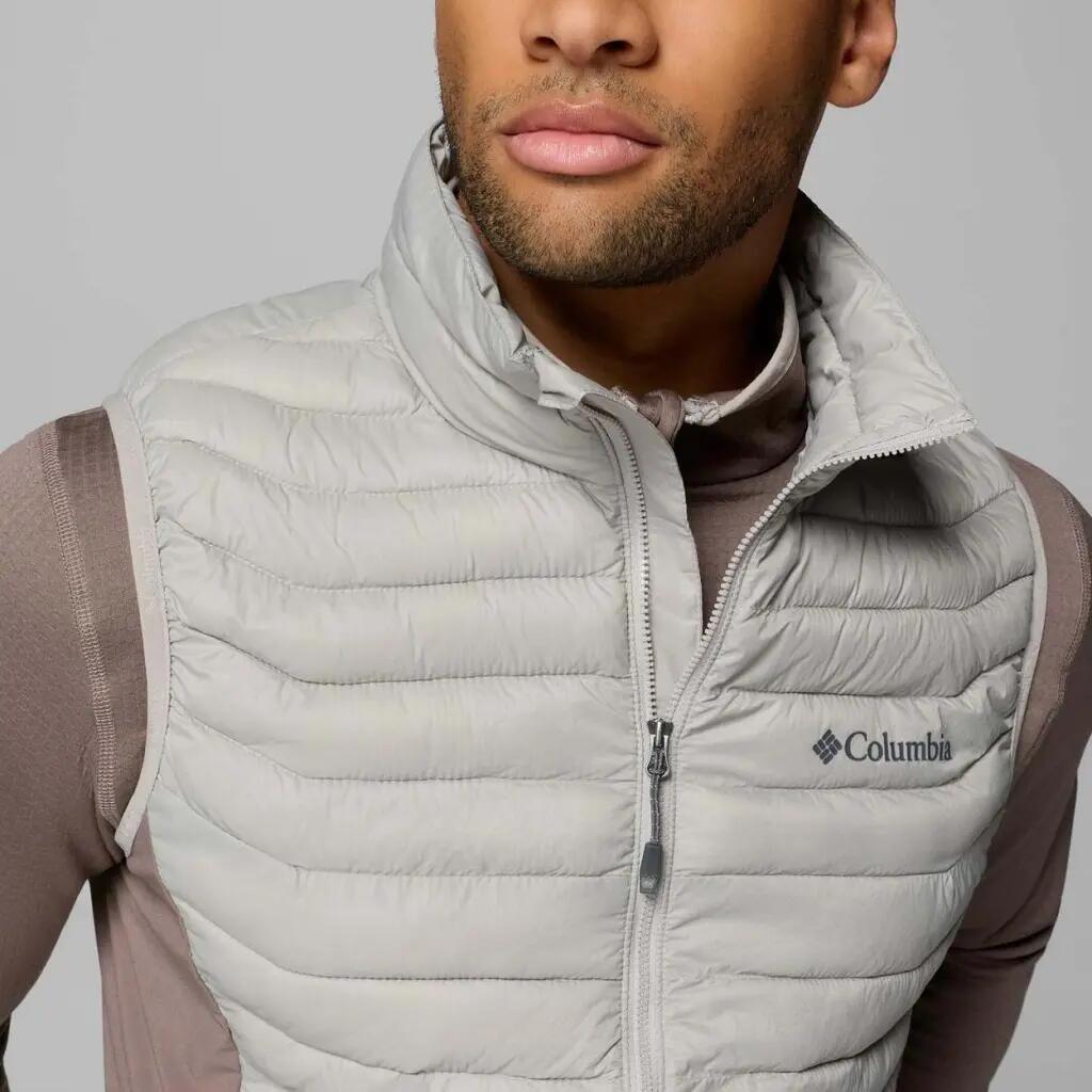 Columbia Modelo Powder Pass Hybrid Vest Cor Cinza 3/5