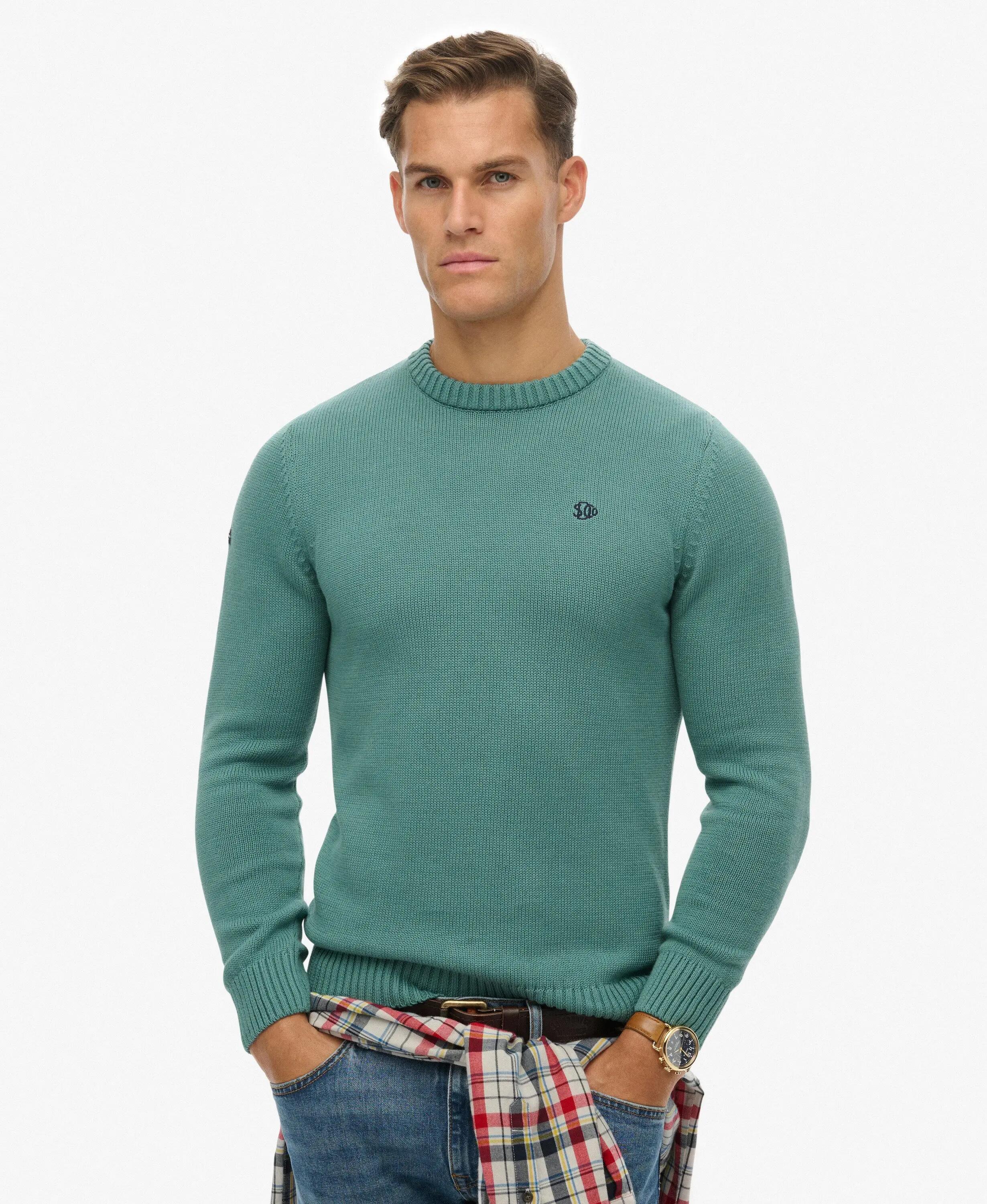 superdry Maglione Preppy in cotone – 100% cotone organico, vestibilità relaxed 2/6