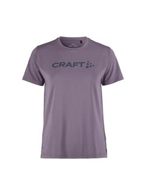 Craft essence logo tee 2 w trainingsshirt van gerecycled mesh – cadet