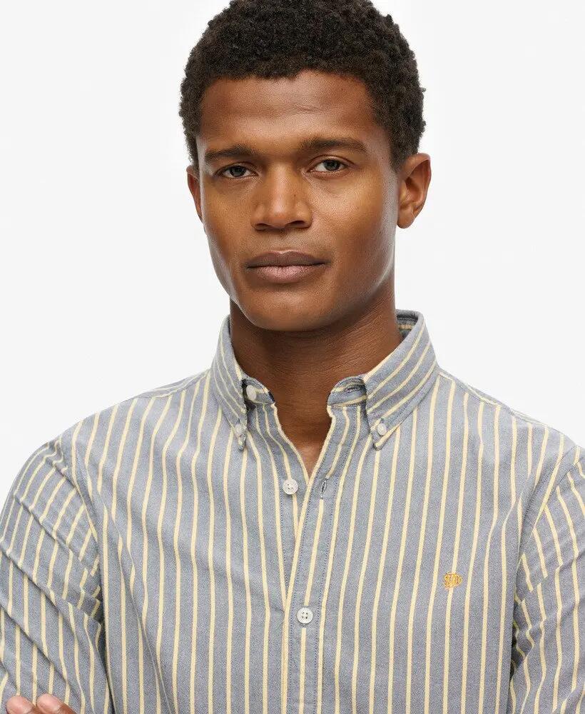 superdry Chemise Oxford Classic manches longues en coton bio 4/7