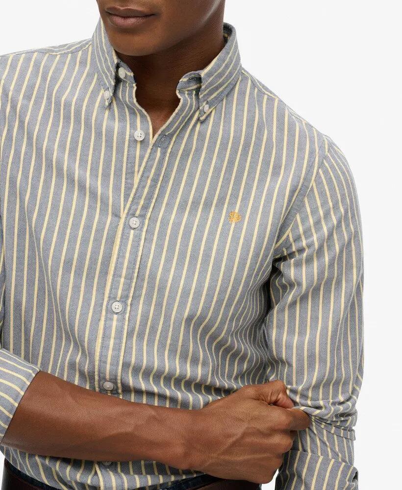 superdry Chemise Oxford Classic manches longues en coton bio 2/7