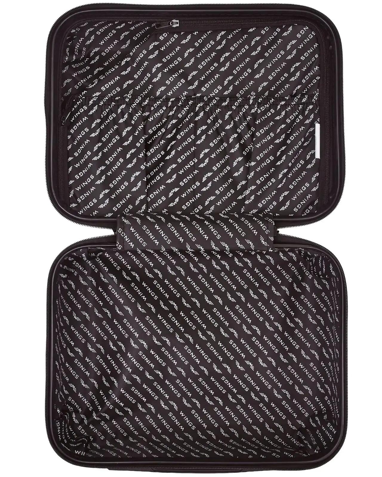 Koffer WINGS SWAN 2.0 make-uptas 14" ZWART 9/9