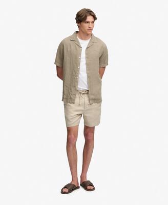 Superdry the merchant store - linnen shorts, straight fit